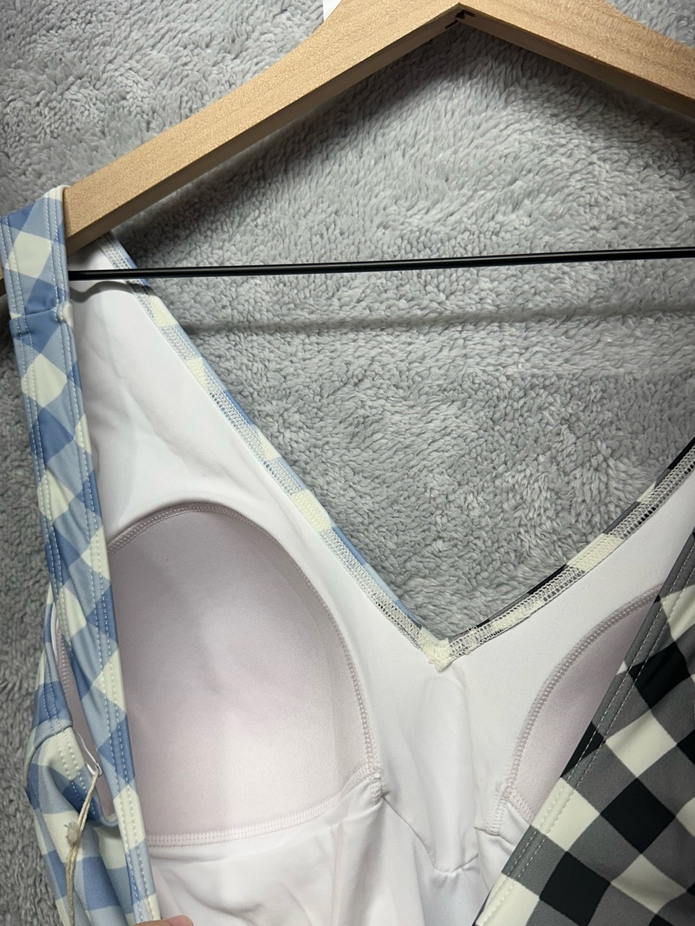 Summersalt Gingham Wrap Tie Swimsuit - Picture 7 of 11